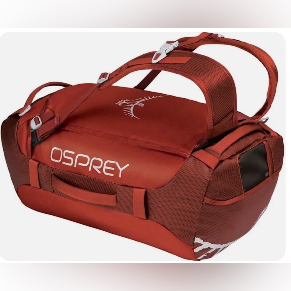 Osprey Transporter 65L Duffel, Ruffian Red LIKE NEW